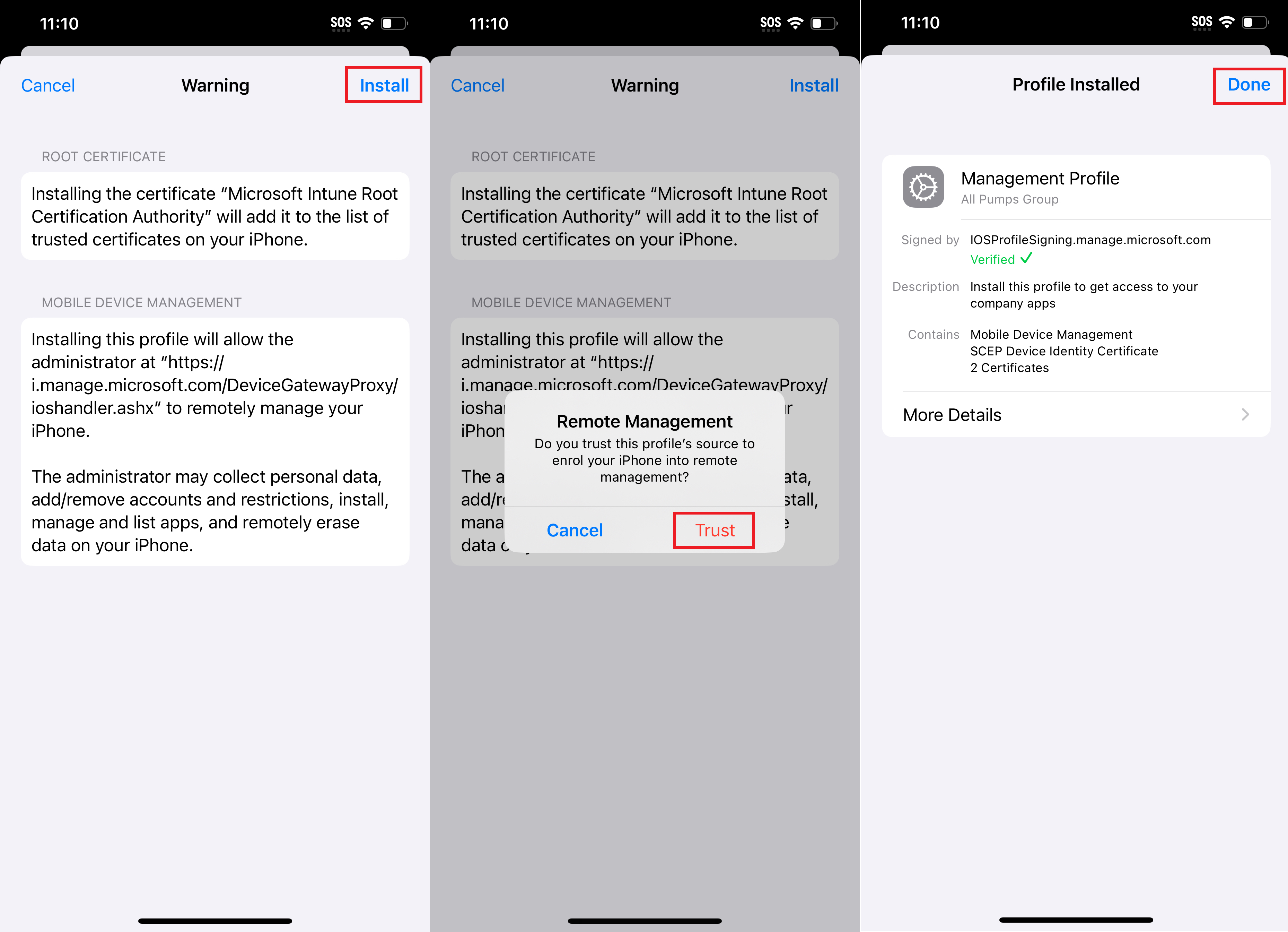 IOS install and approve management profile pt.2